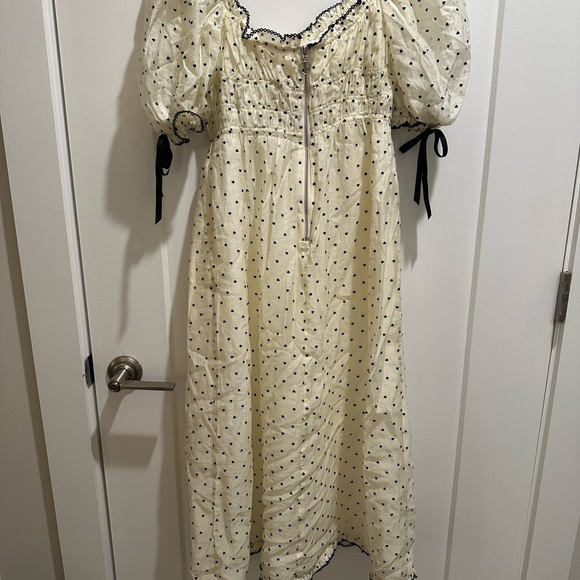 For Love and Lemons NWT Eden Midi Dress Size Small - Picture 9 of 10